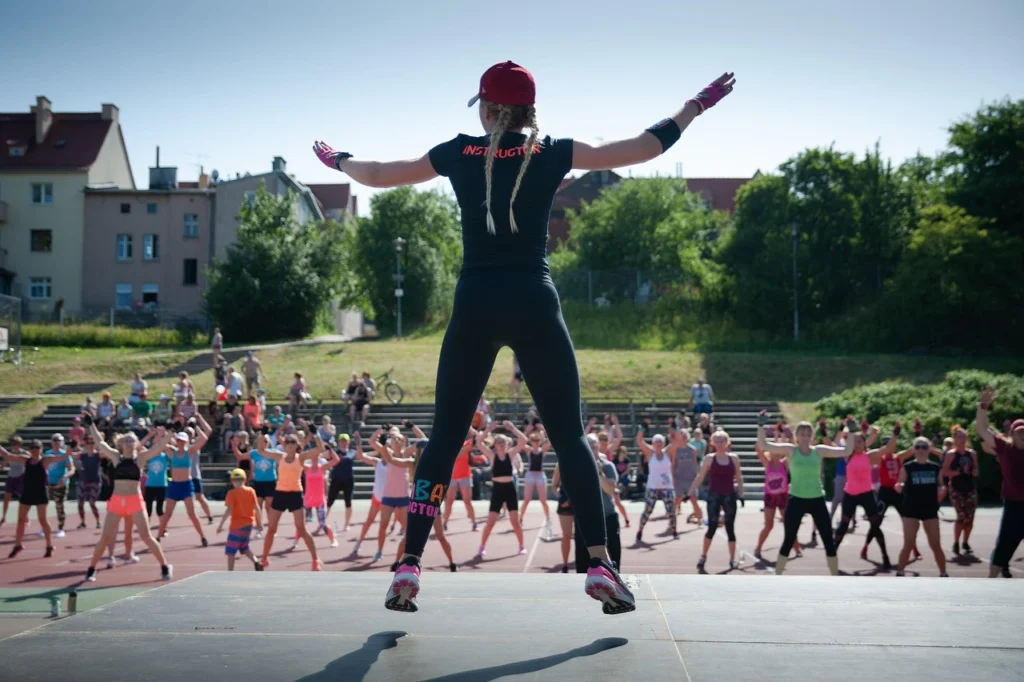 zumba cours outdoor
