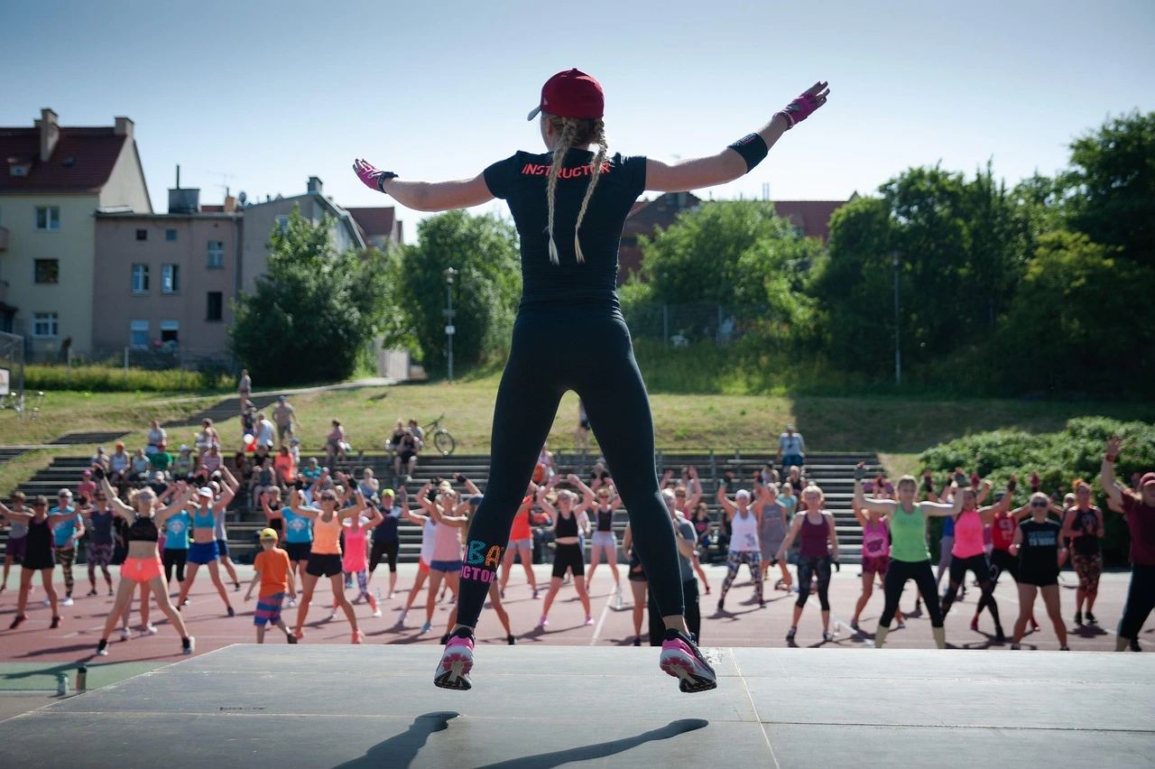 zumba cours outdoor